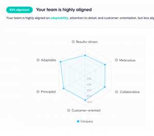 company culture dna, team culture baseline in Bunch platform