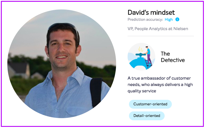 picture of David Salemme, VP of People Analytics and Emma Chrome plug-in screenshot